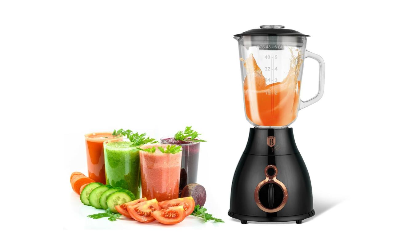 Berlinger Haus Black Rose Turmixg�p �veg kancs�val 1,5 literes, 600 W, fekete/rosegold